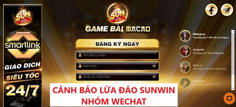 Chiêu trò lừa đảo Sunwin nhóm wechat khiến hàng trăm người chơi mắc bẫy